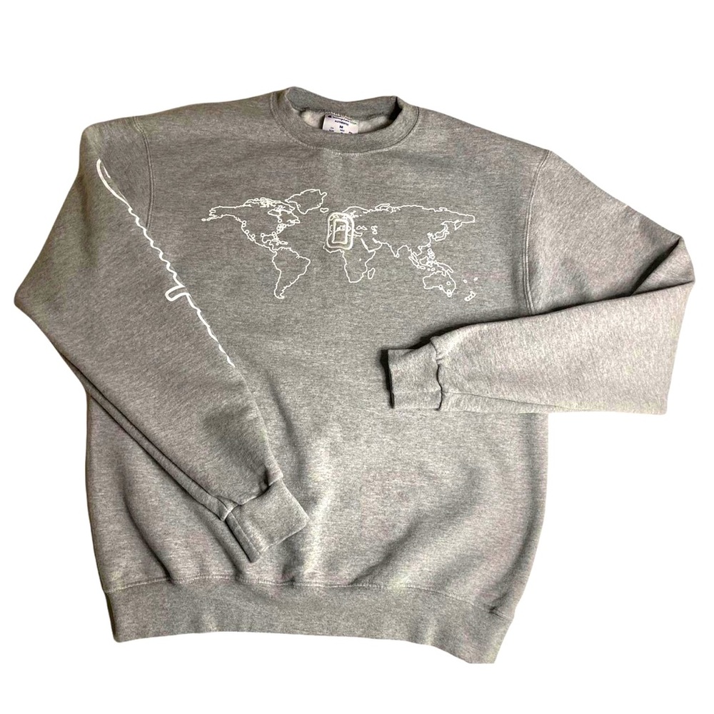 embroidered Overtime sweatshirt with Champion branding